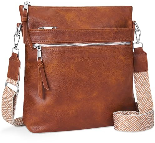 MOCOCITO Umhängetasche Damen Handtasche damen Leicht Damen Schultertasche aus Veganes Leder Crossbody Bags für Frauen mit Verstellbar Abnehmbar Breiter Gurt