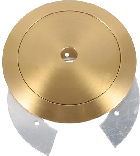 Yardenfun Juego de 3 Anillos de Fijación para Pantalla de Lámpara de 86 CM Portalámparas E27 E14 G9 Latón Color Cobre Accesorios de Iluminación para Pantallas de Cristal