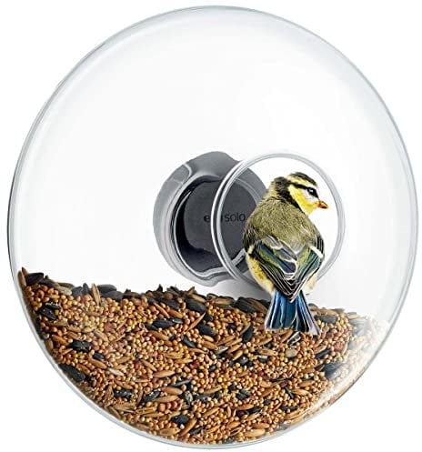 EVA SOLO | Fenster-Futterkugel Groß | Man kommt der Vogelwelt ganz nah; kleine Vögel können Sich problemlos an der Kante niederlassen | One Size | Outdoor