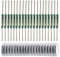 Gebildet 20Pezzi Interruttore Reed in Vetro Contatto Reed, Magnete Vicino - Collegamento Circuito, Magnete Lontano - Interruzione Circuito, Interruttore a Induzione Magnetica Con 20pcs Magnetici