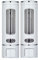 Seifenspender Wandspender Wandmontage Dual 400ML Hygienischer Desinfektionsspender Drückenspender Desinfektionsmittel mit 2 Kammern für Küche, Bad, WC，Badezimmer (Weiß)