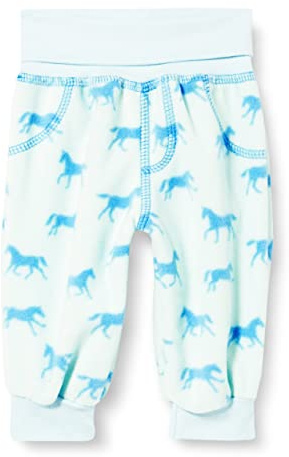 Playshoes Unisex Kinder Fleece-Pumphose Baby-Hose, Pferde,92