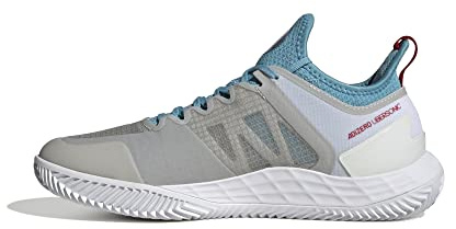 ADIDAS HQ8374 Adizero Ubersonic 4 W Clay Sneaker Female Metal Grey/Silver met./preloved Blue UK 4.5