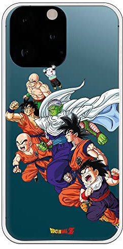 Personalaizer Official Case Compatible with iPhone 14 Pro MAX with Dragon Ball Z Design Multi-Characters Goku Piccolo Krillin Ten Shin Han – Flexible TPU Silicone Case Transparent