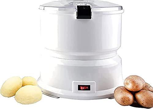 BTURYT Electric Potato Peeler/Salad Spinner/Fully Automatic Potato Peeling Machine with Vegetable Dryer, One-Touch Operation