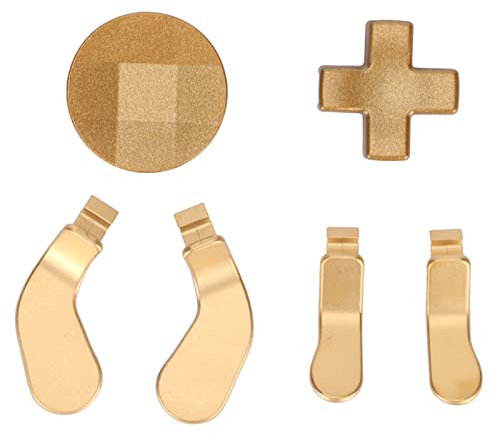 Edelstahl-Joysticks-Paddel-Ersatzteile, Gaming-Controller-Zubehör Umfassen 4 Trigger-Paddles und 2 D-Pads für Elite Series 2
