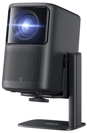 Dangbei N2 Mini Beamer, Netflix offiziell lizenziert Beamer mit Ständer,1080P Full HD, 400 ISO Lumen, Heimprojektor mit WLAN 5G und Bluetooth 5.0, USB 2.0, HDR 10, HLG, Dolby Audio, Autofokus