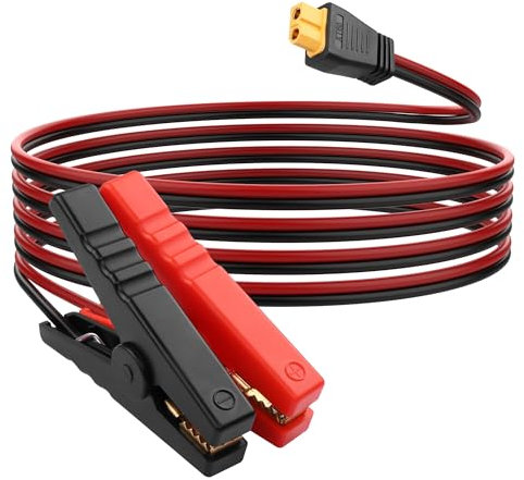 XT60 Buchse zu Batterie Alligator Clip Kabel YACSEJAO 16AWG XT60 Stecker mit Batterie Clip Strom Ladekabel 1,8m