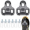 Kompatibel mit Look Keo Cleats Bike Pedale 3-Loch Grip Blade 2 Max Carbon Classic Cleats, Fahrradschuh Board kompatibel, 4.5° MTB Pedal Straße Anti-Rutsch Fahrrad Zubehör Set