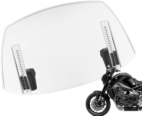 Motorrad Windabweiser - Windschutz Fliegenvisier - Spoiler Verlängerung Verbesserte Fahrstabilität Für Motorrad Roller ATV
