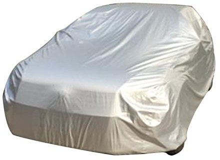 logei® General Motors Couverture Voiture Couverture Anti poussière Etanche Anti soleil Anti-UV Couverture universelle pour Voiture, 406*165*120cm, S/Argent