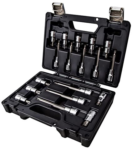 Beta 923E-TX/C18 - Steckschlüsselsatz, 18teilig, für Torx®-Schrauben (Art. 923TX), im Kasten