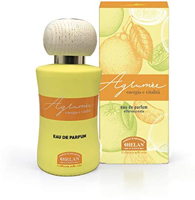 Helan, Agrumèe - Profumo Donna dalle Note Fresche Agrumate, Eau de Parfum Donna con Sentori Floreali di Rosa e Gelsomino, Fragranza Femminile Ambrata - Profumi Leggeri e Frizzanti Made in Italy, 50 ml