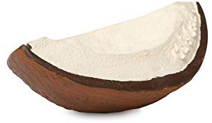 Oli & Carol Beißring Greifling Badespielzeug Kokusnuss Coco The Coconut aus Naturkautschuk