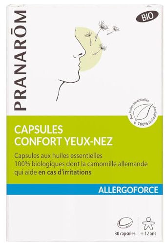 Pranarôm Allergoforce Capsules Confort Yeux-Nez 30 Capsules
