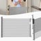 LZQ Türschutzgitter Treppenschutzgitter Roll für Babys und Haustiere,Baby Absperrgitter,0-180cm, 87 cm Hoch,Geeignet für Treppen/Türen/Innen & Außen, Grau