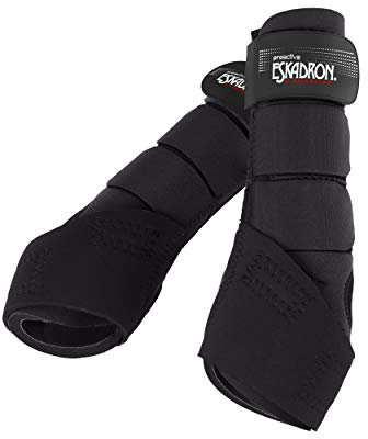 Eskadron Pro Active Gamaschen - Hinterbeine 2er Set, Größe:L, Farbe:Black