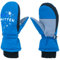 Azarxis Kinder Skihandschuhe Fausthandschuhe Reißfeste und Winddichte Handschuhe Fäustlinge Winterhandschuhe für Jungen und Mädchen (Blau, XS (5-7 Jahre alt))