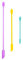 Lot de 3 mini spatules en silicone colorées et fines pour bocaux et lotions de qualité alimentaire pour la cuisine et la beauté