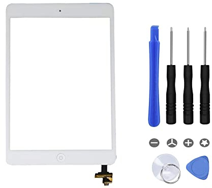 OuiSmart® Vitre pour iPad (Blanc, iPad Mini 2)