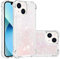 IMIRST Silicone Cover per Apple iPhone 13 mini, Airbag Protezione Anticaduta Glitter Bling Liquido Custodia Sparkly Donne TPU Morbido Quicksand Case per Apple iPhone 13 mini. YBW Star Pink