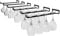 KILLIAN'S Store 6 Pcs Wine Glass Racks Wall Mounted Hanging Wine Glass Holder Wine Cup Glasses Storage Hanger Display Shelf For Bar Kitchen Cabinet Black