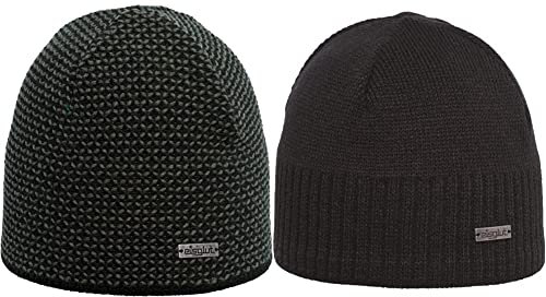 Eisglut Herren Mütze Zac XL Mütze, Schwarz, Einheitsgröße EU & Herren Mütze Ben, SCHWARZ, XL