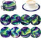 Diamond Posavasos Painting Originales Madera DIY Lainting Art Frikis Corcho Portavasos Absorbentes Posa Vasos Aurora
