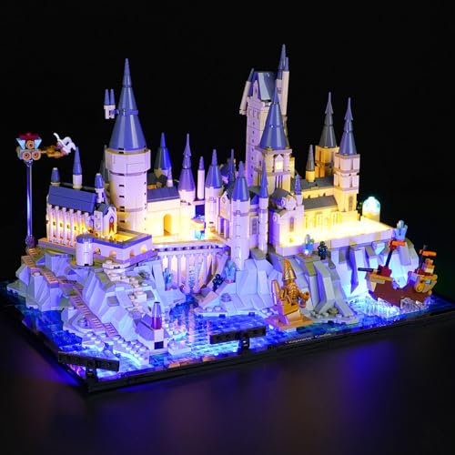 cooldac Led Licht Kit Kompatibel mit Lego 76419 Harry Potter Schloss Hogwarts Set, Kreative Dekorlichter Set Kompatibel mit Lego 76419 Harry Potter Hogwarts Castle Baustein (Keine Modelle)