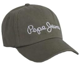 Pepe Jeans Herren Warren Mc baseballmütze, Grün (Safarigrün), One Size