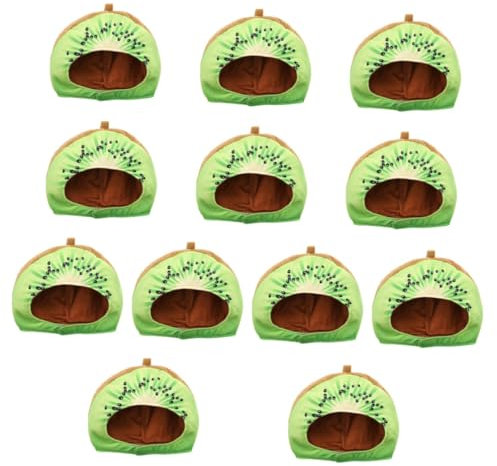 UPKOCH 12 Pièces Couvre-Chef Kiwi Fruit Chapeau De Fête D'Anniversaire Bandeau Kiwi Chapeau Drôle Costume De Jeu De Rôle Costume De Chapeau De Fruit Costume Casse-Noisette Décoration