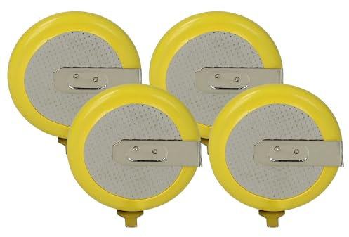 vhbw 4X Akku Ersatz für VL2025, VL2020, LIR2025 für Autoschlüssel (20 mAh, 3,6 V, Li-Ion)