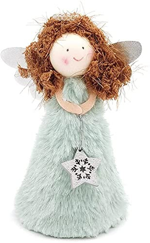 Christmas Tree Topper Plush Fairy Angel Treetop Figurine Ornament for Xmas Tree Professional and Fashion