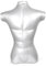 1 Stück Männlicher Oberkörper ohne Arm Top Shirt Display Aufblasbare Schaufensterpuppe Männer Dummy Torso Modell Aufblasbare Schaufensterpuppe aus PVC