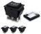 Innfeeltech 4 Stück Mini-Wippschalter Schwarz ON-OFF-ON 6 Pin 6 Position Kippschalter mit 4 wasserdichten Kappen