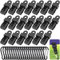 20PCS Planenclips Zeltplane Clips, Tarp Clips Für Zelt Schwarz, Zeltplanen Clips Mit 20 Karabiner Clips, Multifunktion Zeltplanen Planenclips Kunststoff Für Hängematte Picknick Camping