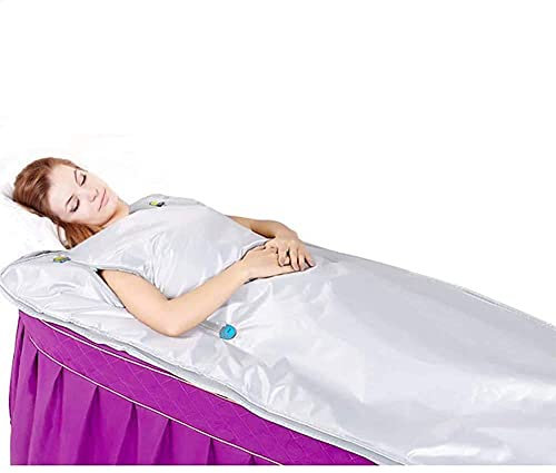 CASEGO Sauna Blanket,Far Infrared Body Shape Spa Health Keeping Suit Home Detox Therapy Steaming Set Sauna Heating Blanket Body Shape Fitness Machine