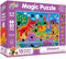 Galt Magic Puzzle Dinosaurs - Fun Colourful 50 Piece Jigsaw Puzzle for Kids, 15 Magical Rub & Reveal Patches - Dino Puzzle with Cute Prehistoric Characters - For Children Ages 4 to 8 Years - 40 x 55cm