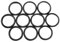 O-Ringe 2mm Schnurstärke NBR 70 1-20mm Innendurchmesser Dichtungsringe (5, 15x2)