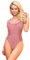 Oh Yeah Lover Rosa con Aros Y Encaje Body Ferretto e Pizzo S-M, Donna