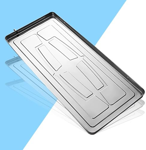 CXLXBRZD Ablaufwanne der Klimaanlage, Kondensatablaufwannen, Auffangwanne für Klimaanlagen, Verzinkt, für Fensterklimaanlagen und Split-Klimaanlagen mit Wärmepumpen(84x39x3.5 cm)
