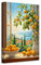 LZIMU Zitronen Küchendekor Badezimmerbilder Zitronenbaum Leinwanddrucke Vintage Gemälde mit gelben Früchten rustikales Landschaftsposter Bauernhaus Kunstwerk (Orange, (105L x 70B cm))