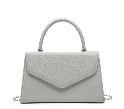 JFY Top Handle Pu Clutch Bag