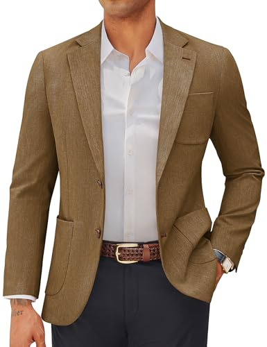 PJ PAUL JONES Mens Blazer Casual Suit Jacket Smart Notched Lapel Sport Coat