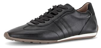 Gabor Damen Low-Top Sneaker, Frauen Sneaker,Optifit,breit,Hovercraft,atmungs-aktiv,sacchetto,weich,sportlich,Weiss,schwarz,schwarz,37.5 EU / 4.5 UK