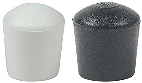 Lifeswonderful - 16 Stück Gewölbte Schutzkappen Ersatzfüße für Möbel, Tisch- und Stuhlbeine - 5 mm - Weiß