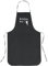 Geschenke mit Namen Grillschürze, Chefkoch mit Aufdruck KÜCHENFEE, schwarz, aus Baumwolle, One Size
