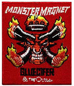 MONSTER MAGNET Rocker Aufnäher Besticktes Patch zum Aufbügeln Applique