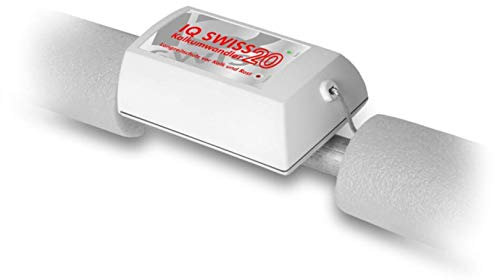 IQ Swiss Descalcificador 20 – Industrias y viviendas múltiples – Protección antical altamente eficaz sin químicos ni sal – Descalcificador ecológico y duradero – Descalcificador de agua