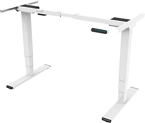 SANODESK Höhenverstellbarer Schreibtisch Gestell mit 2 starken Motoren 3-stufige tischgestell höhenverstellbar mit 4 Memory-Steuerung passt für alle gängigen Tischplatten